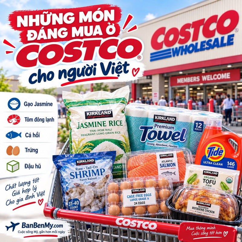 Những món đồ đáng mua ở Costco cho người Việt