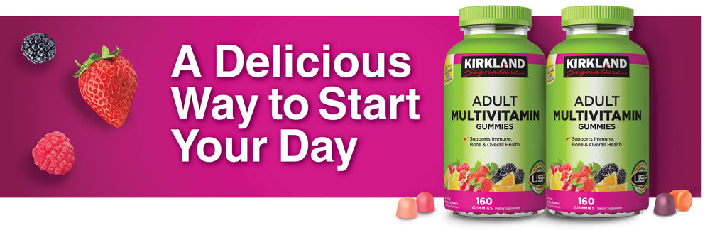 Kẹo dẻo Kirkland Signature Adult Multivitamin Gummies 160 viên của Mỹ - hình ảnh chi tiết 3