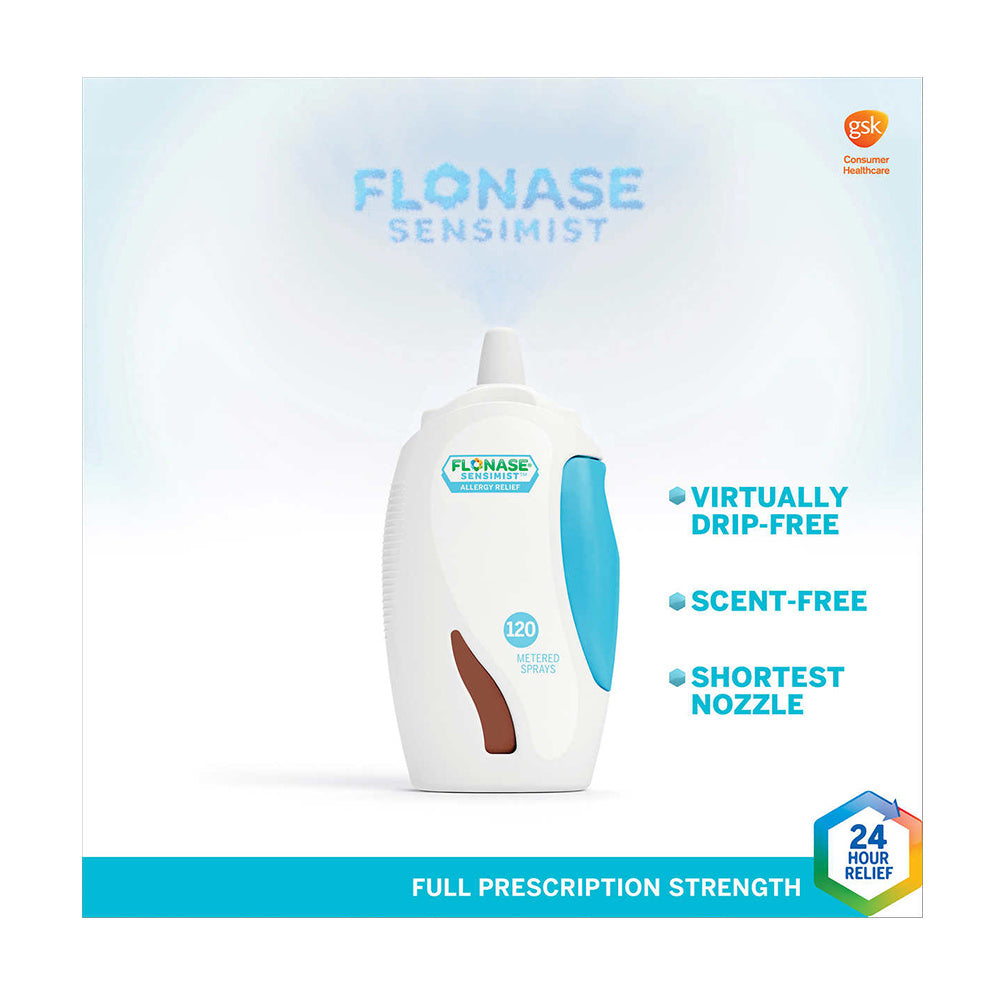 Chai xịt giảm viêm mũi dị ứng Flonase Sensimist Allergy Relief 3 ống (xanh dương) - hình ảnh chi tiết 3