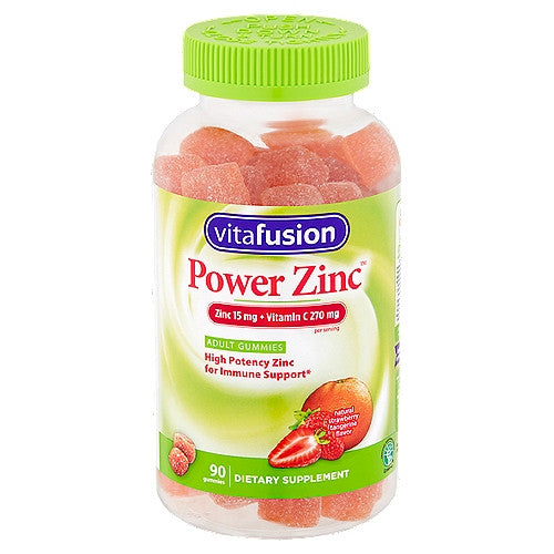 Kẹo dẻo Vitafusion Power Zinc + Vitamin C 90 viên của Mỹ (một hộp đơn) - hình ảnh chi tiết 2