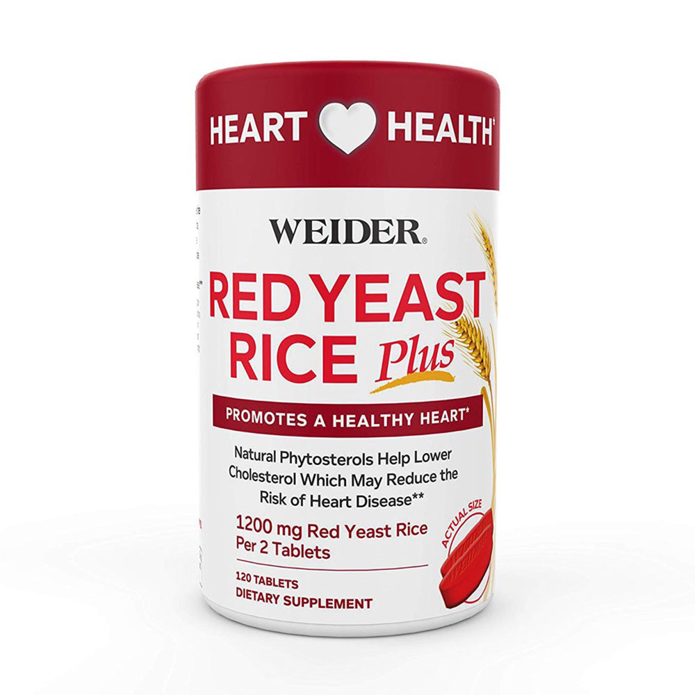 Viên uống giảm nguy cơ tim mạch Weider Red Yeast Rice Plus 1200 mg 240 viên - hình ảnh sản phẩm chính