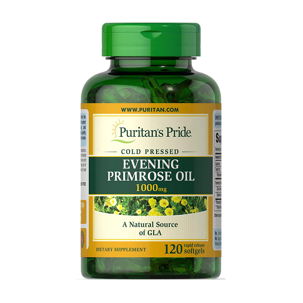 Tinh dầu Hoa Anh Thảo Puritan’s Pride Evening Primrose Oil 1000mg 120 viên Mỹ - hình ảnh sản phẩm chính