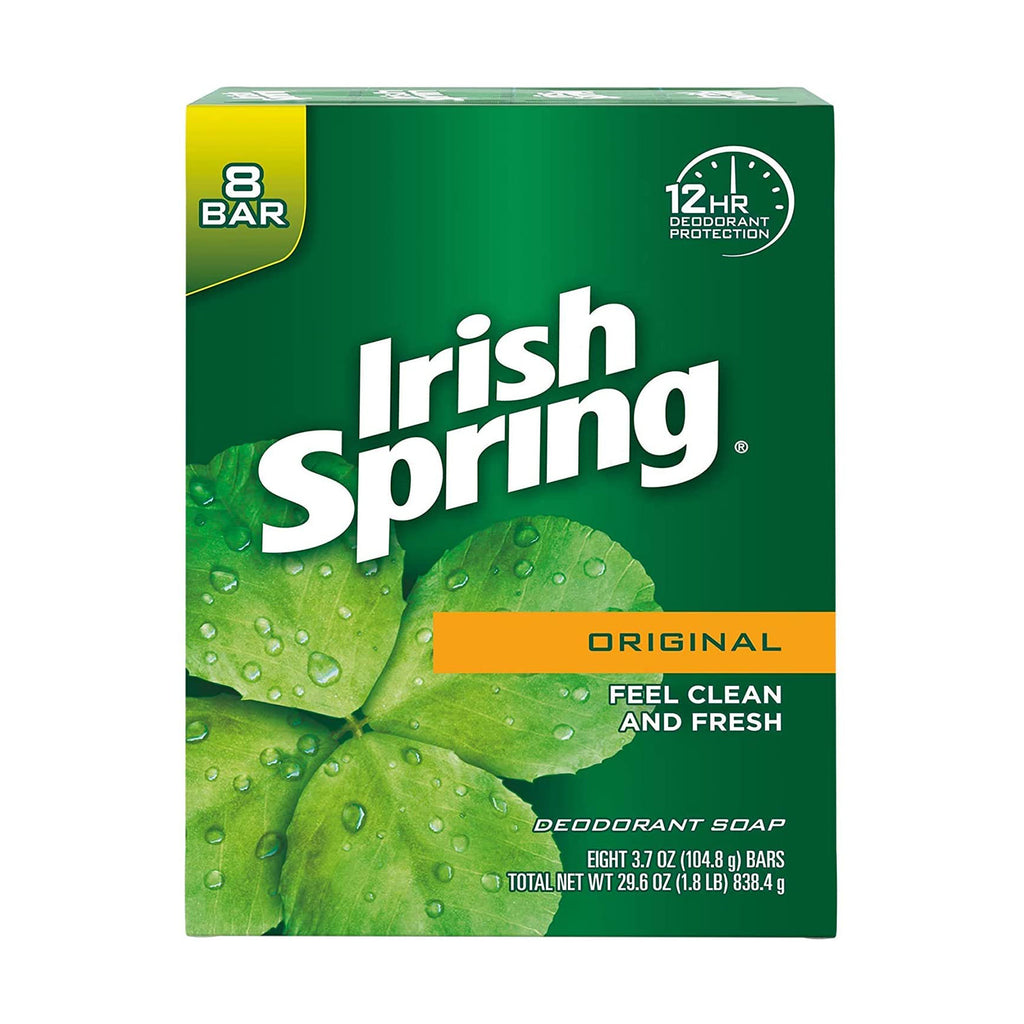 Xà bông cục diệt khuẩn Irish Spring Deodorant Soap Original của Mỹ - hình ảnh chi tiết 2