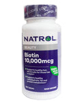 Viên uống mọc tóc Natrol Biotin 10.000mcg - ảnh sản phẩm 1
