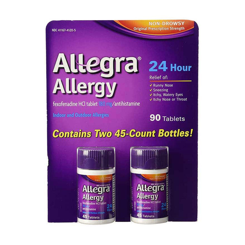 Viên chống dị ứng Allegra Allergy 24hr 90 viên - hình ảnh sản phẩm chính