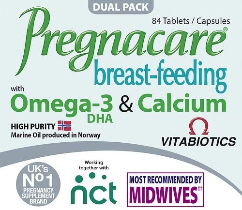 Vitamin tổng hợp cho phụ nữ sau sinh và cho con bú Vitabiotics Pregnacare Breast-Feeding 84 viên - hình ảnh chi tiết 5