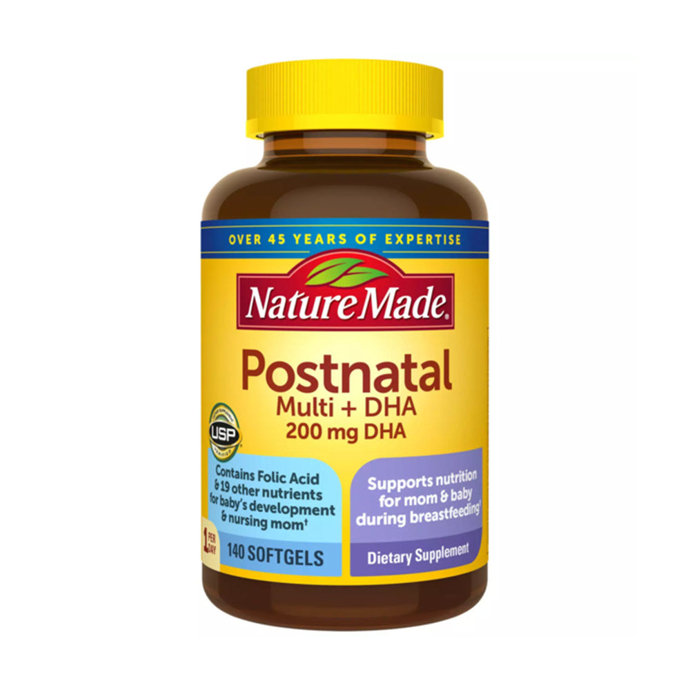 Vitamin dành cho phụ nữ cho con bú Postnatal Multi DHA 140 viên của Mỹ - hình ảnh chi tiết 3
