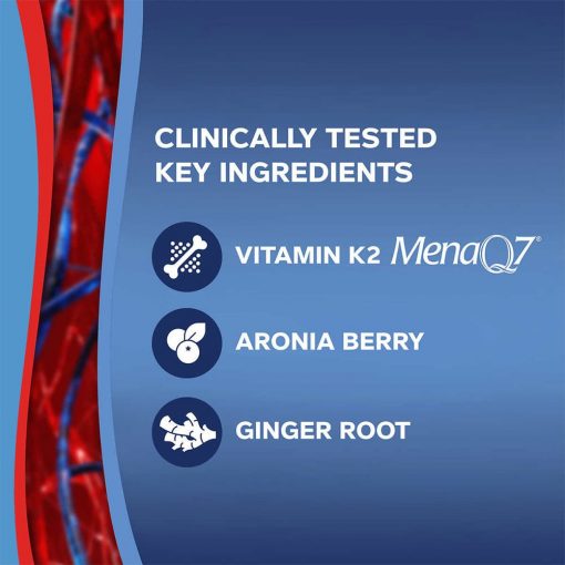 Hỗ trợ tim và xương khỏe mạnh Weider Artery Health Vitamin K2 180mcg 60 viên - hình ảnh chi tiết 4