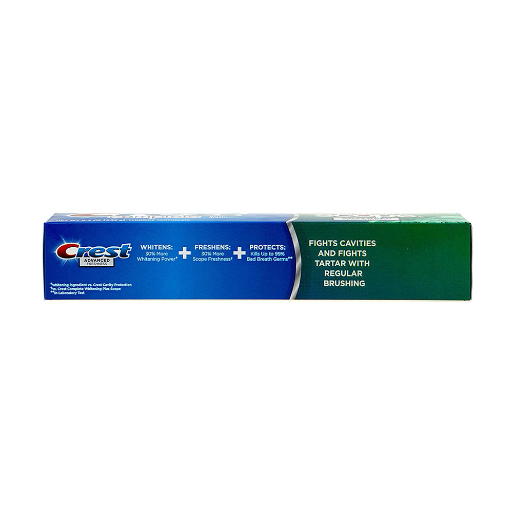 Kem đánh răng Crest Complete Extra Whitening + Scope Advanced 232g - hình ảnh chi tiết 3