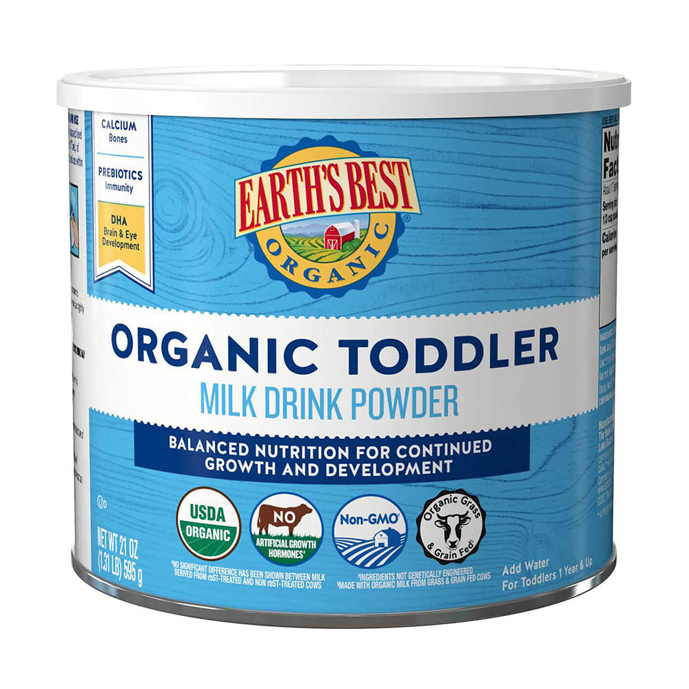Sữa bột cho trẻ 1 tuổi trở lên Earth’s Best Organic Toddler Milk Drink Powder 595g - hình ảnh sản phẩm chính