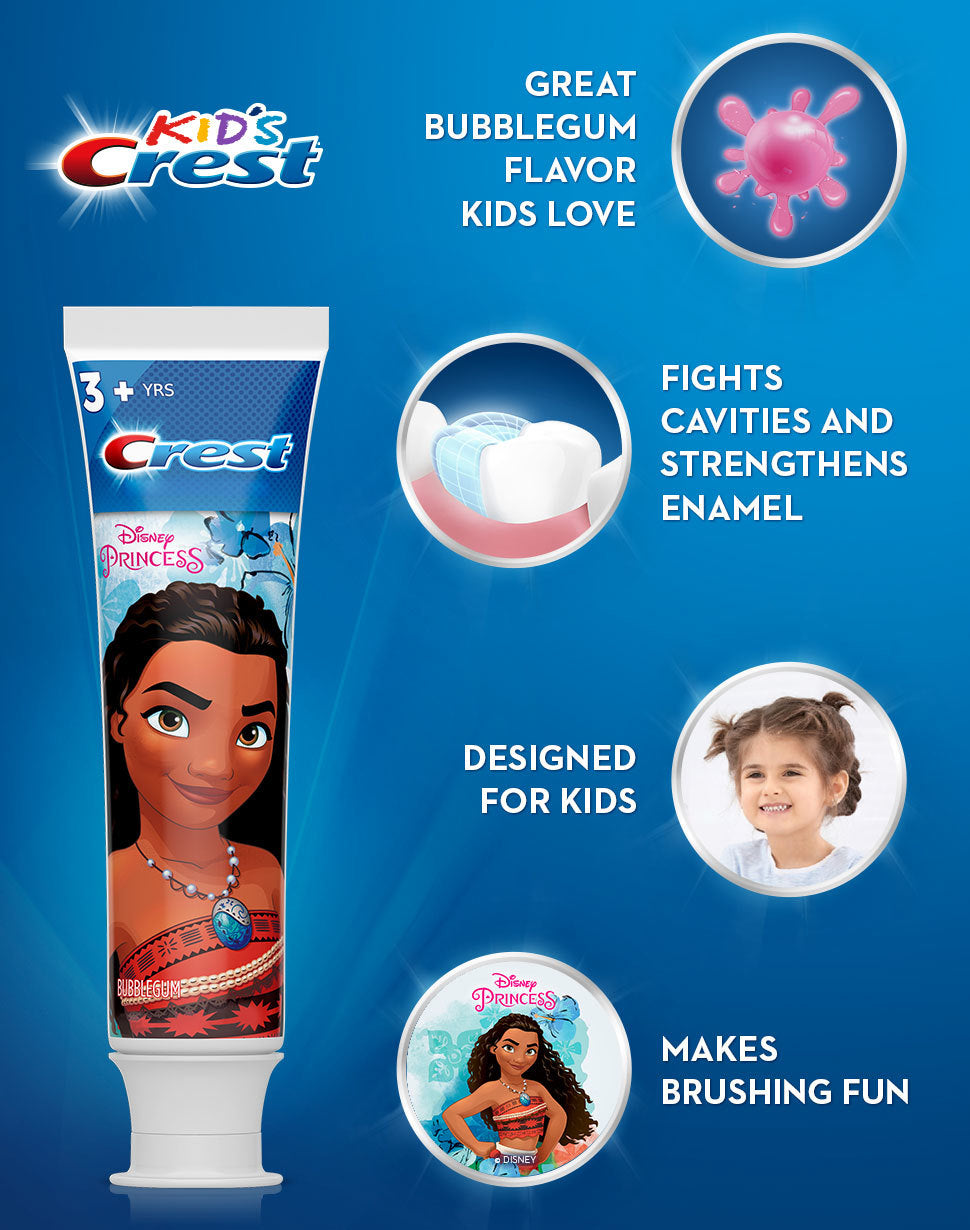 Kem đánh răng cho trẻ Crest Fluoride Anticavity Disney 119g - hình ảnh chi tiết 4