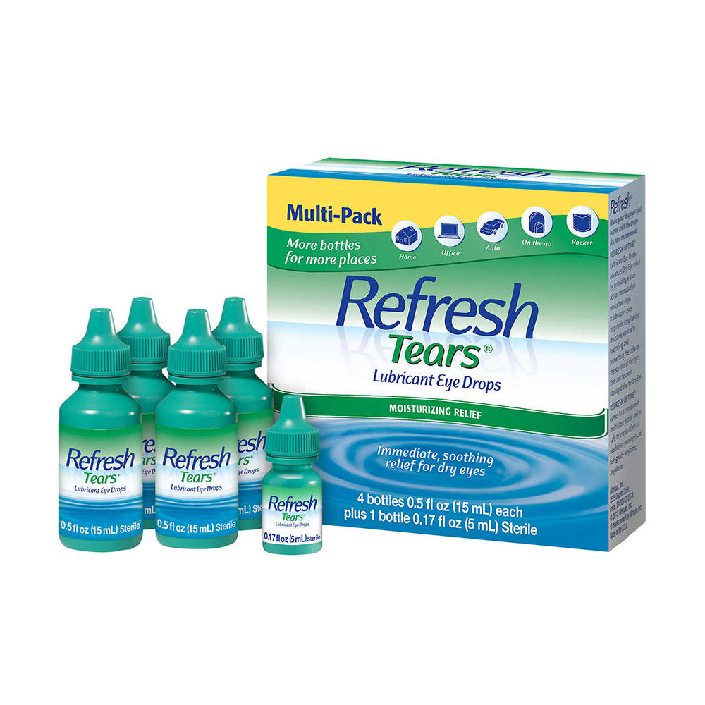 Thuốc nhỏ mắt Refresh Tears Lubricant Eye Drops Multi-Pack, 65 ml của Mỹ - hình ảnh sản phẩm chính