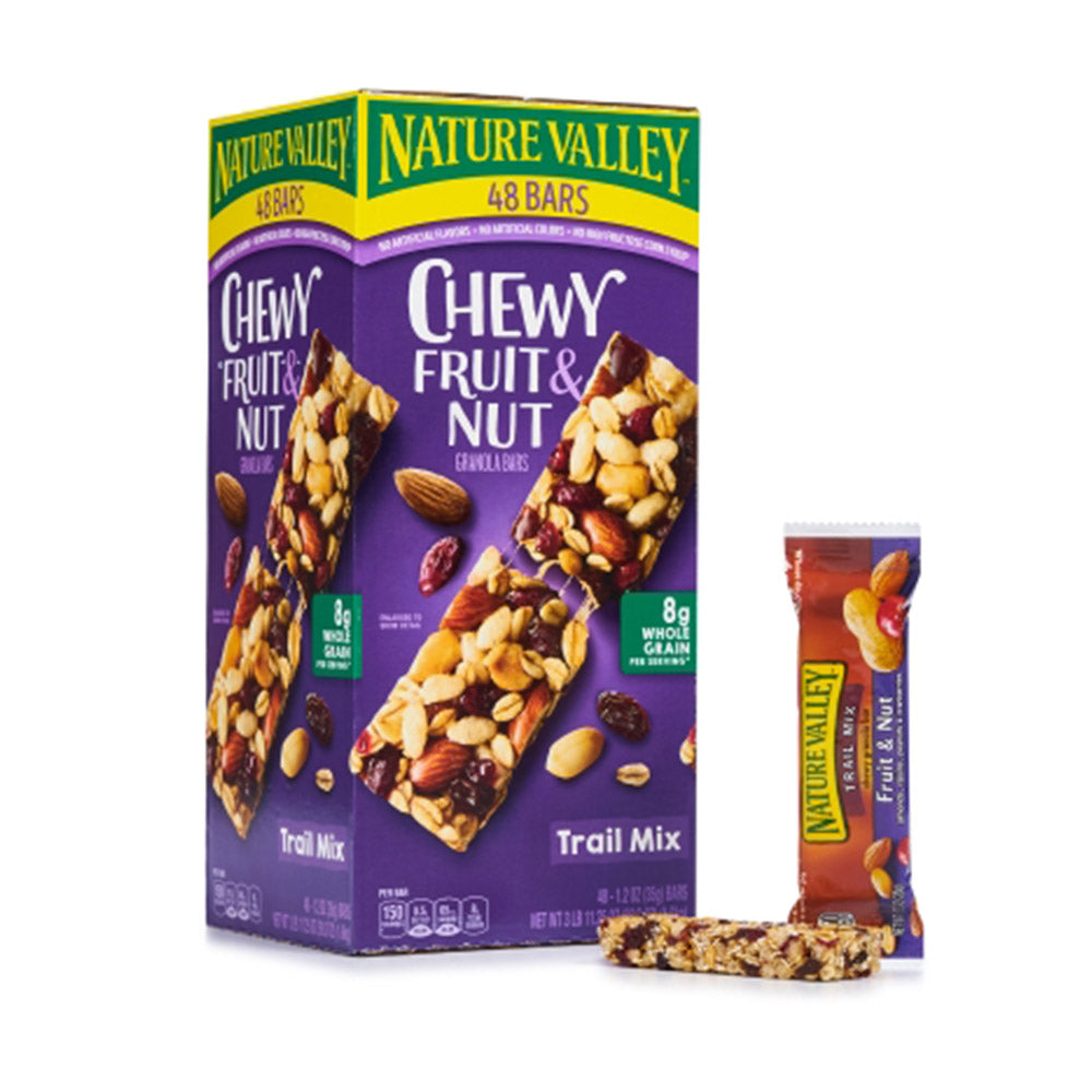 Bánh ngũ cốc, hạt và trái cây sấy Nature Valley Fruit & Nut Chewy Granola Bar 48 thanh - ảnh sản phẩm 1