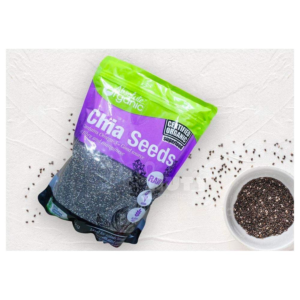Hạt chia Absolute Organic Chia Seeds 1kg của Úc - hình ảnh chi tiết 4