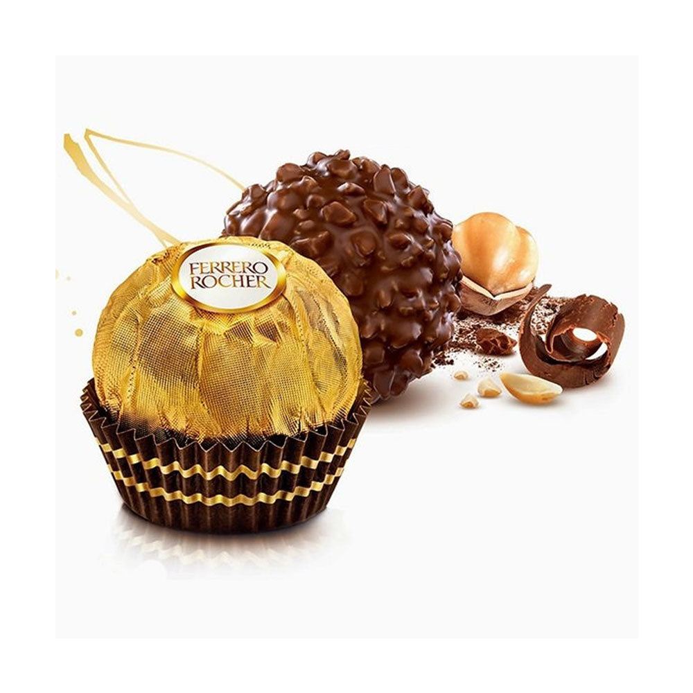 Hộp Socola cao cấp của Mỹ Ferrero Rocher Chocolate 16 viên - hình ảnh chi tiết 2