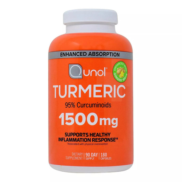 Viên uống tinh chất nghệ Qunol Turmeric 1500mg 180 viên - hình ảnh sản phẩm chính