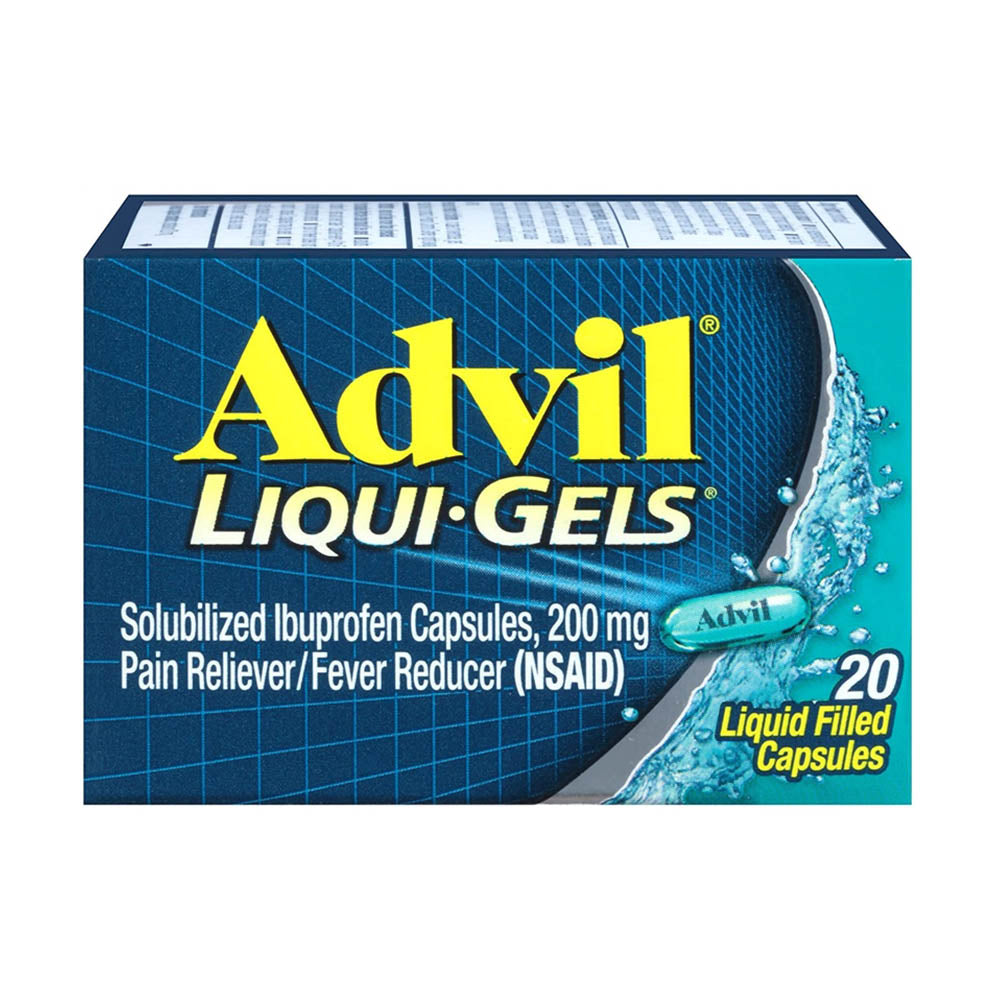 Viên giảm đau hạ sốt Advil Liqui-Gels 20 viên - hình ảnh sản phẩm chính