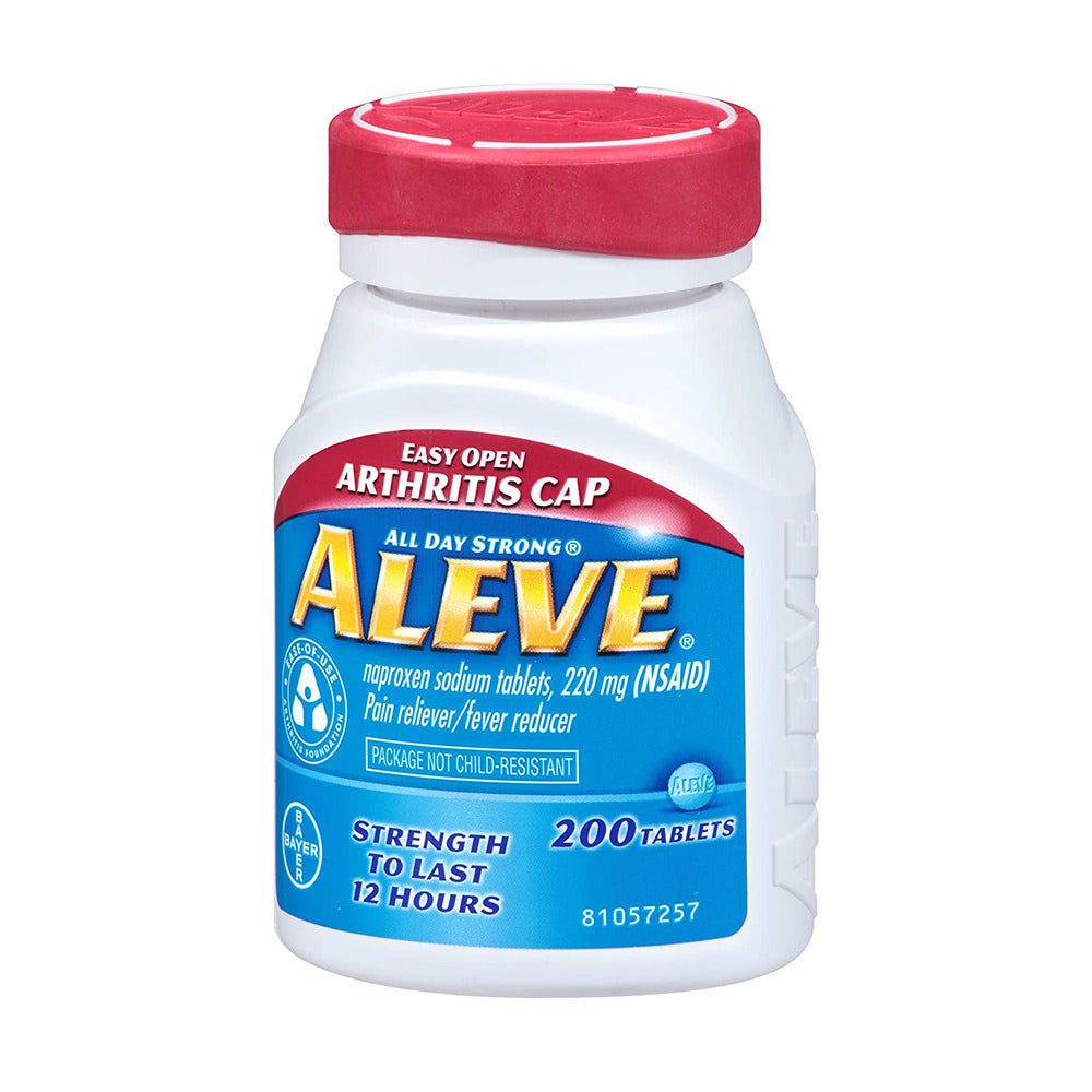 Viên uống giảm đau nhứt ALEVE Naproxen Sodium Tablets 220mg 200 viên - hình ảnh chi tiết 2