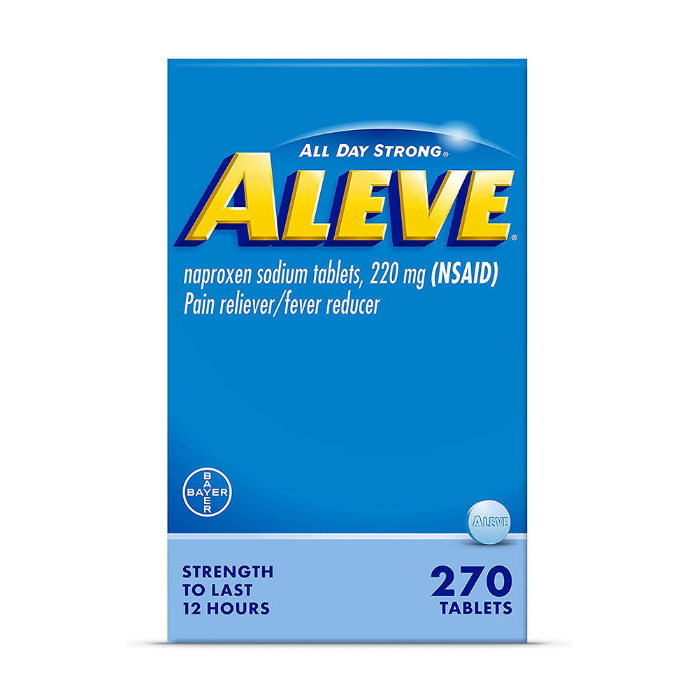 Viên uống giảm đau nhứt ALEVE Naproxen Sodium Tablets 220mg 270 viên (hộp giấy) - hình ảnh sản phẩm chính