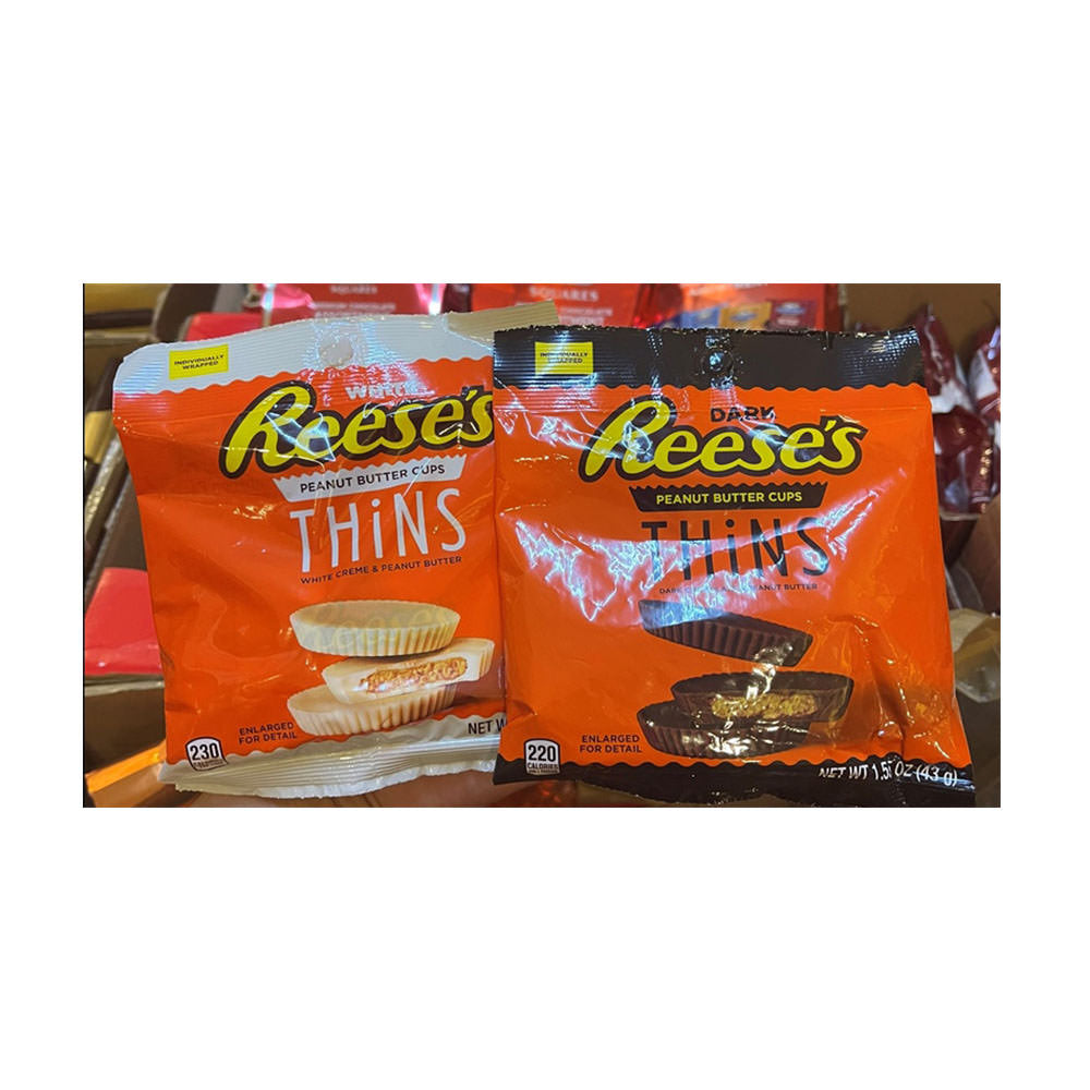 Bánh phủ socola Reese's peanut butter cups THiNS 43g - hình ảnh sản phẩm chính