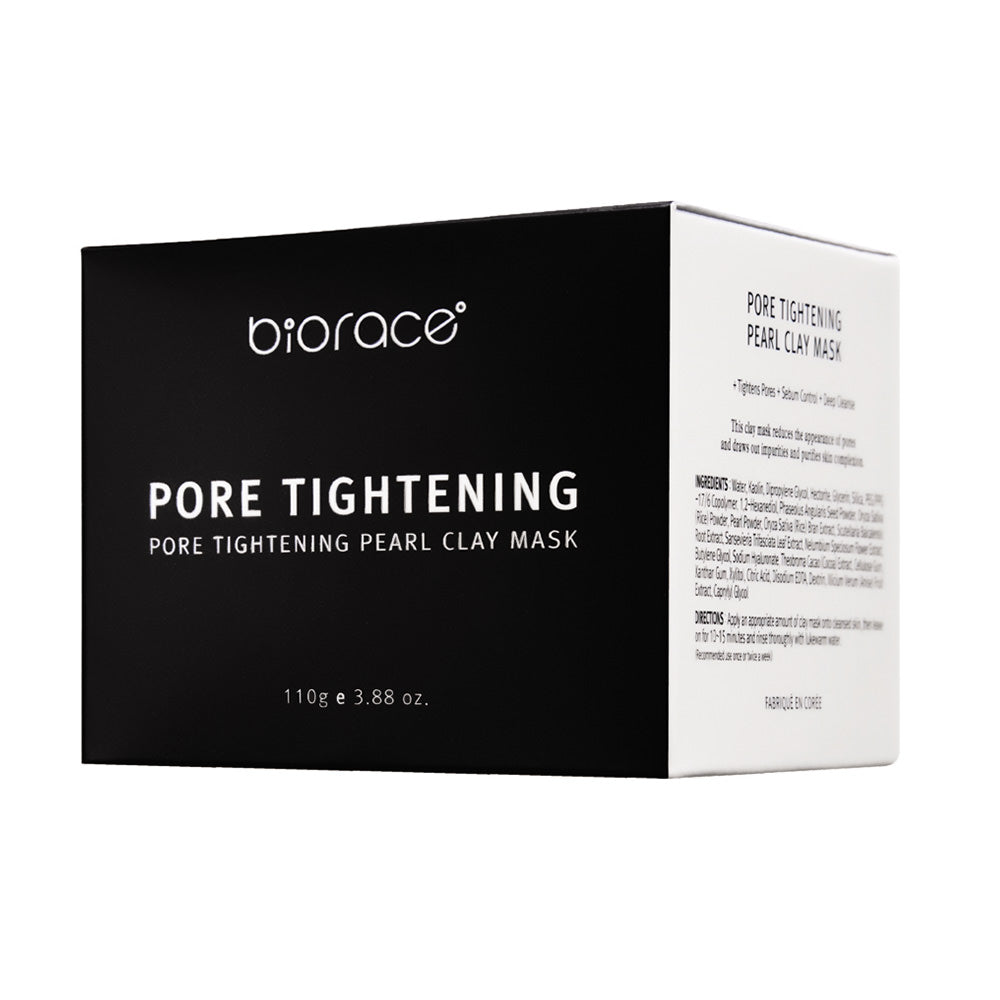 Mặt Nạ Đất Sét Ngọc Trai Biorace Pore Tightening Clay Mask 110g - hình ảnh chi tiết 2