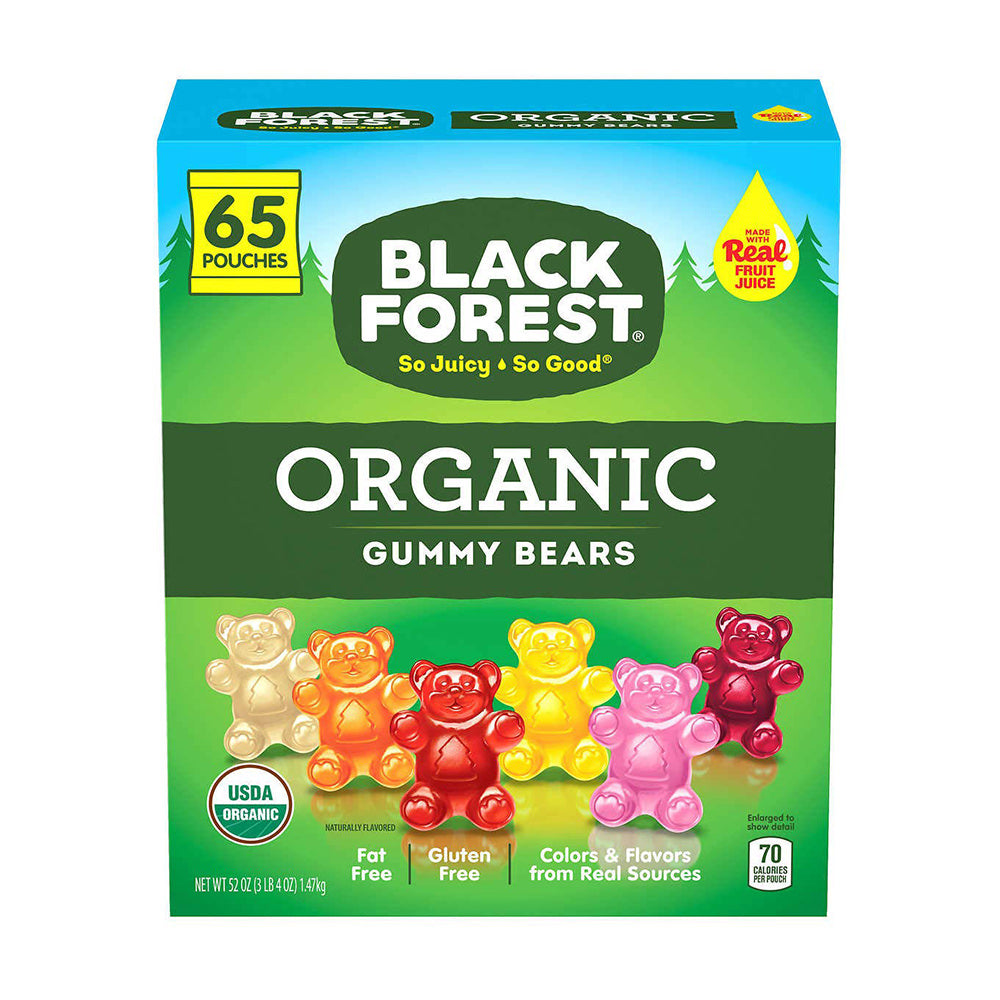 Kẹo dẻo gấu vị trái cây tự nhiên BlackForest Original Gummy Bear 1.47g của Mỹ - hình ảnh sản phẩm chính