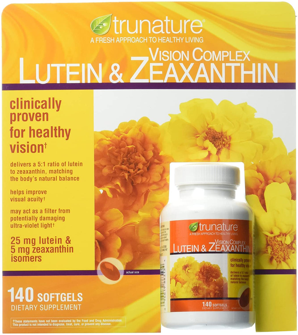 Viên uống bổ mắt Trunature Lutein & Zeaxanthin Vision Complete Tunature 140 Viên của Mỹ - ảnh sản phẩm 3