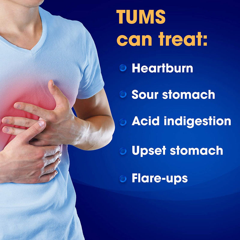 Viên nhai điều trị dạ dày TUMS Extra Strength 750 của Mỹ 100 viên - hình ảnh chi tiết 4