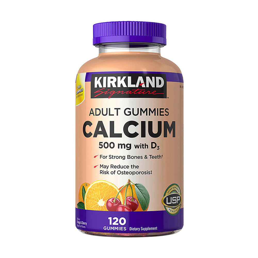 Kẹo dẻo vitamin dành cho người lớn Calcium 500mg with D3 Gummy 120 viên của Mỹ - hình ảnh sản phẩm chính