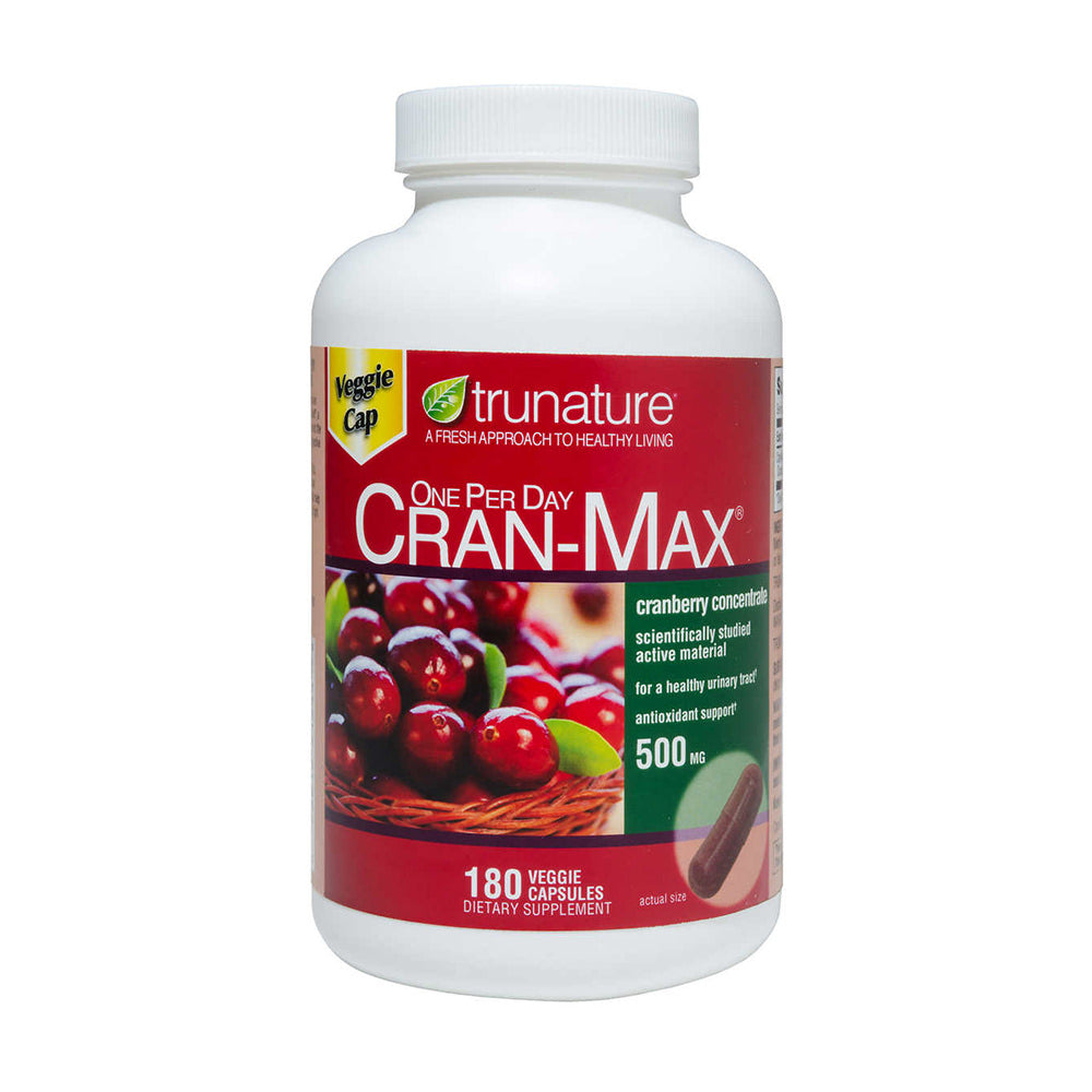 Viên uống hỗ trợ đường tiết niệu trunature CRAN-MAX 500mg 180 viên - hình ảnh sản phẩm chính