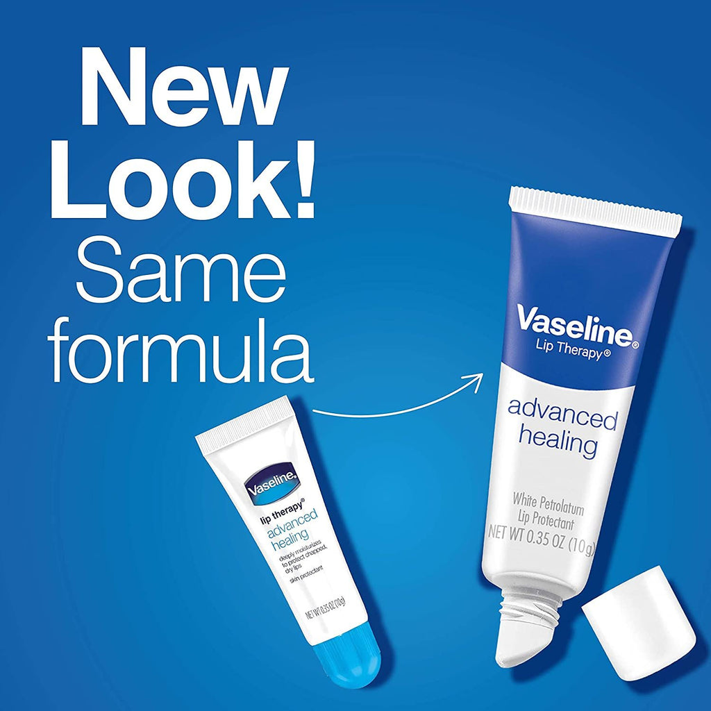 Son Tuýp Dưỡng Môi Vaseline 10g Lip Therapy Advanced Healing - hình ảnh chi tiết 4