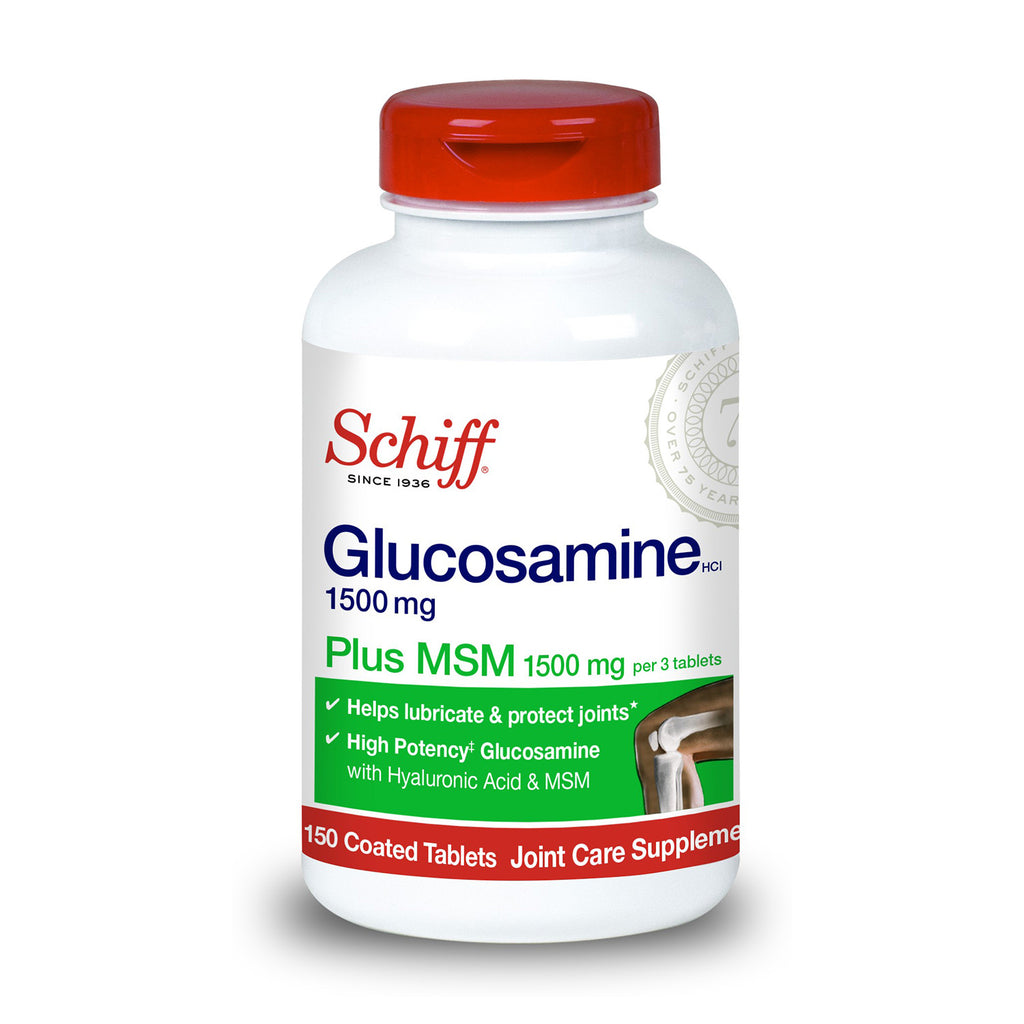 Viên uống bổ khớp Schiff Glucosamine 1500mg plus MSM hộp 150 viên của Mỹ - hình ảnh sản phẩm chính