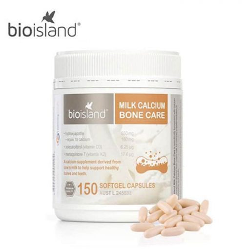 Viên uống bổ sung Canxi Bio Island Milk Calcium Bone Care 150 viên của Úc - hình ảnh chi tiết 3