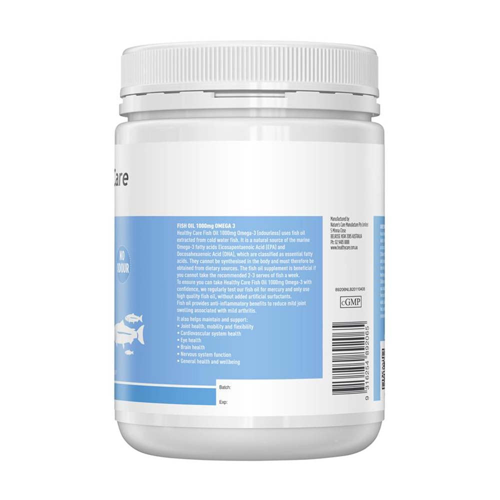 Dầu cá Fish Oil Healthy Care Omega 3 1000mg 400 viên - hình ảnh chi tiết 2