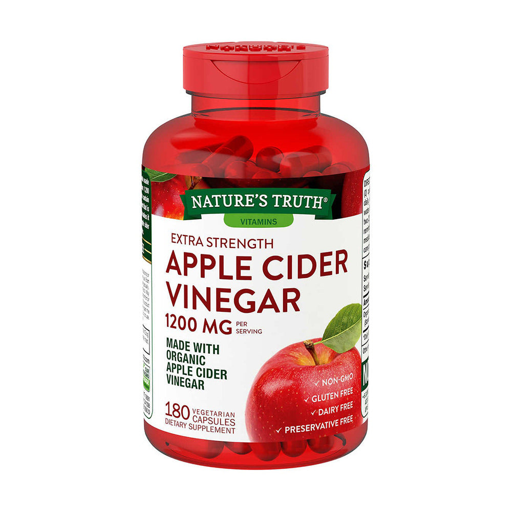 Viên giấm táo hữu cơ Nature’s Truth Apple Cider Vinegar 1200mg 180 viên - hình ảnh sản phẩm chính