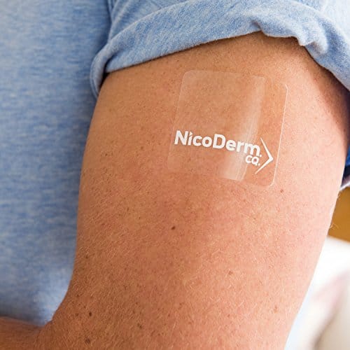 Miếng dán cai thuốc lá NicoDerm CQ Step 2 Clear Nicotine Patches 14mg 21 miếng - hình ảnh chi tiết 5