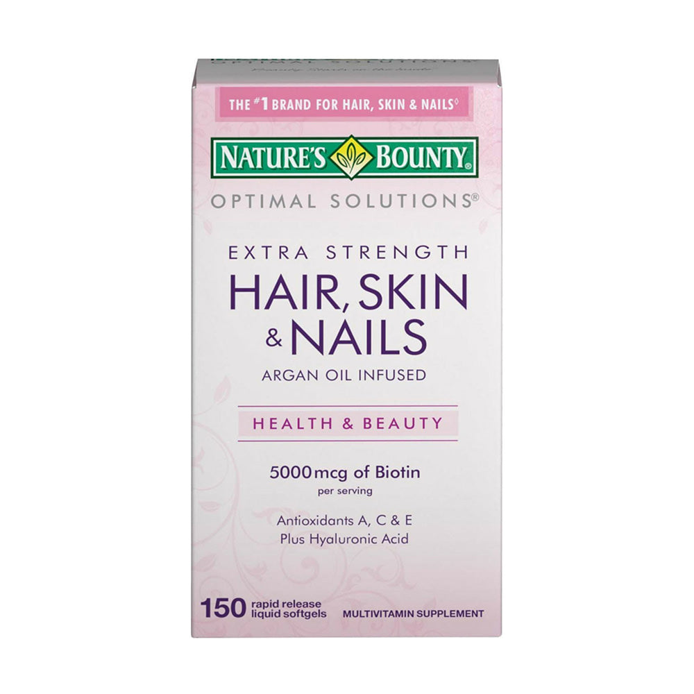 Vitamin Làm Đẹp Da, Tóc, Móng Hair Skin and Nails Natures Bounty 150 viên - hình ảnh sản phẩm chính
