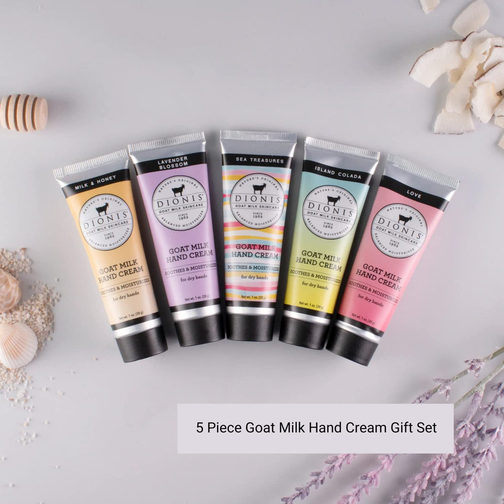 Kem Dưỡng Ẩm Dành Cho Tay Và Chân Dionis Goat Milk Hand + Foot Cream set 5 tuýp - hình ảnh chi tiết 2