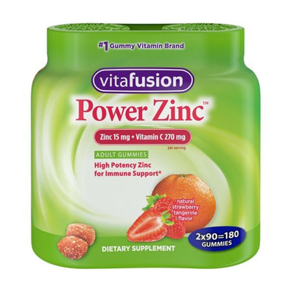 Kẹo dẻo Vitafusion Power Zinc + Vitamin C 90 viên của Mỹ (một hộp đơn) - hình ảnh sản phẩm chính