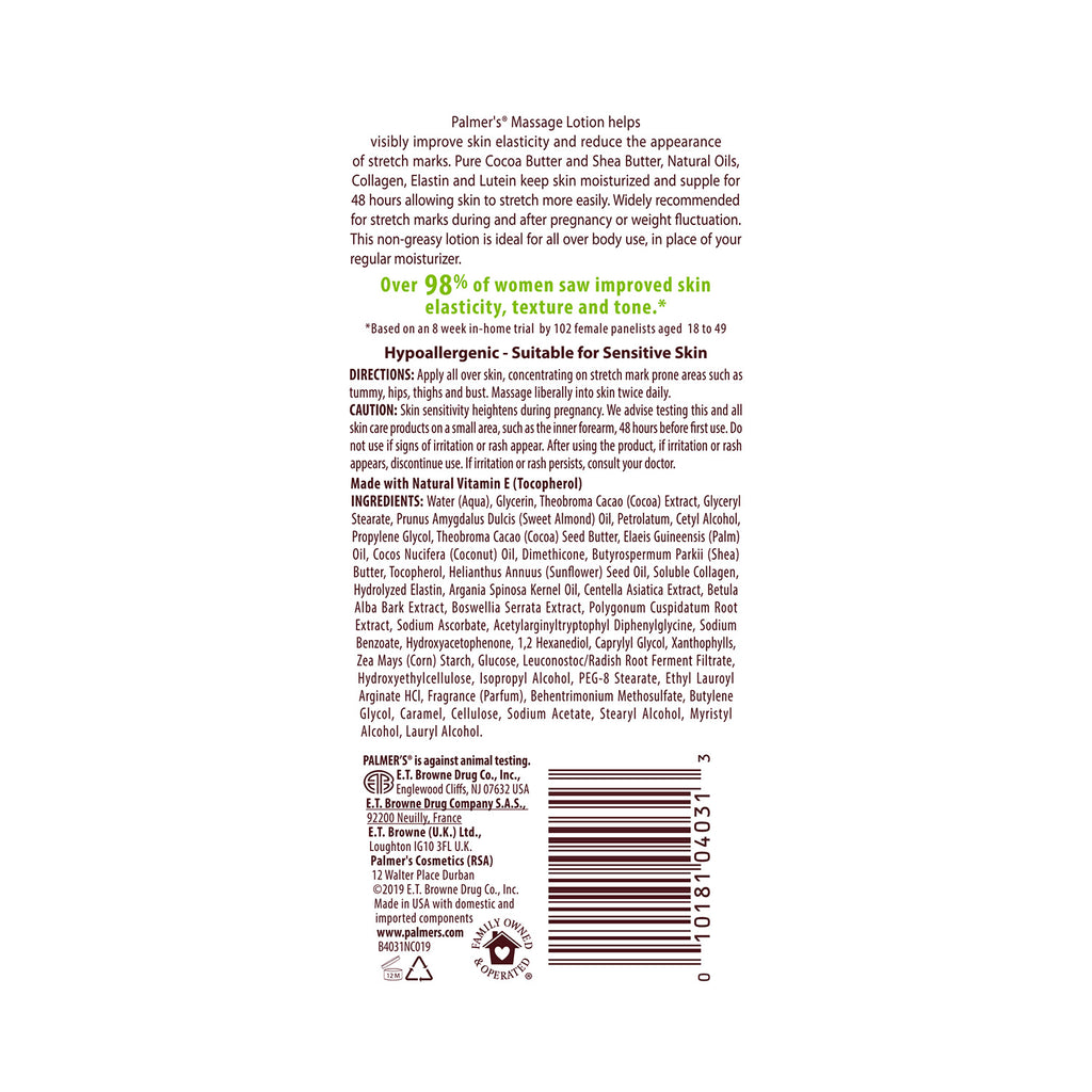 Lotion chống rạn da bà bầu của Mỹ Palmers Stretch Marks 250ml - hình ảnh chi tiết 3