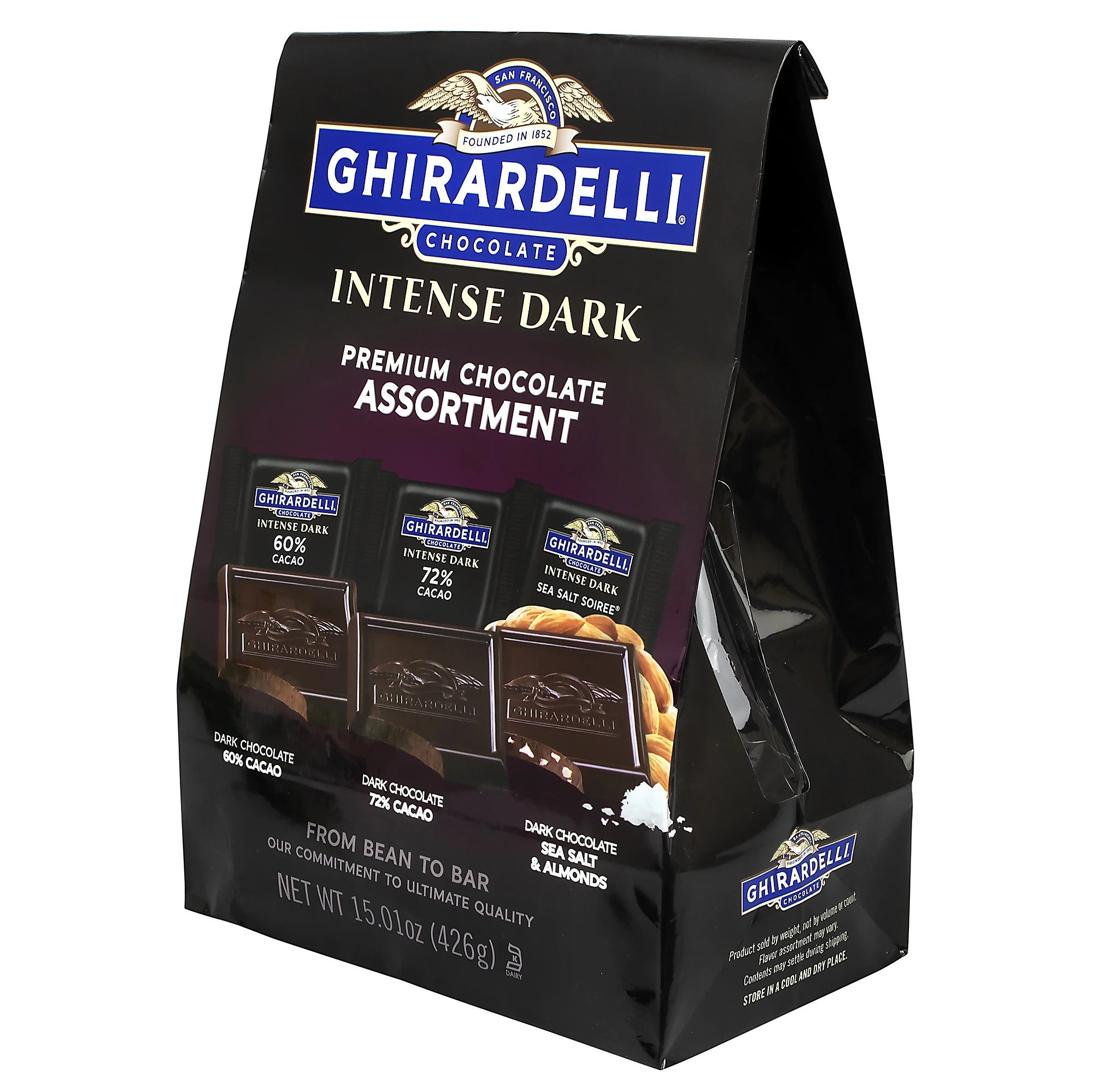 Socola cao cấp Ghirardelli Intense Dark Premium Chocolate Assortment 426G - hình ảnh chi tiết 4