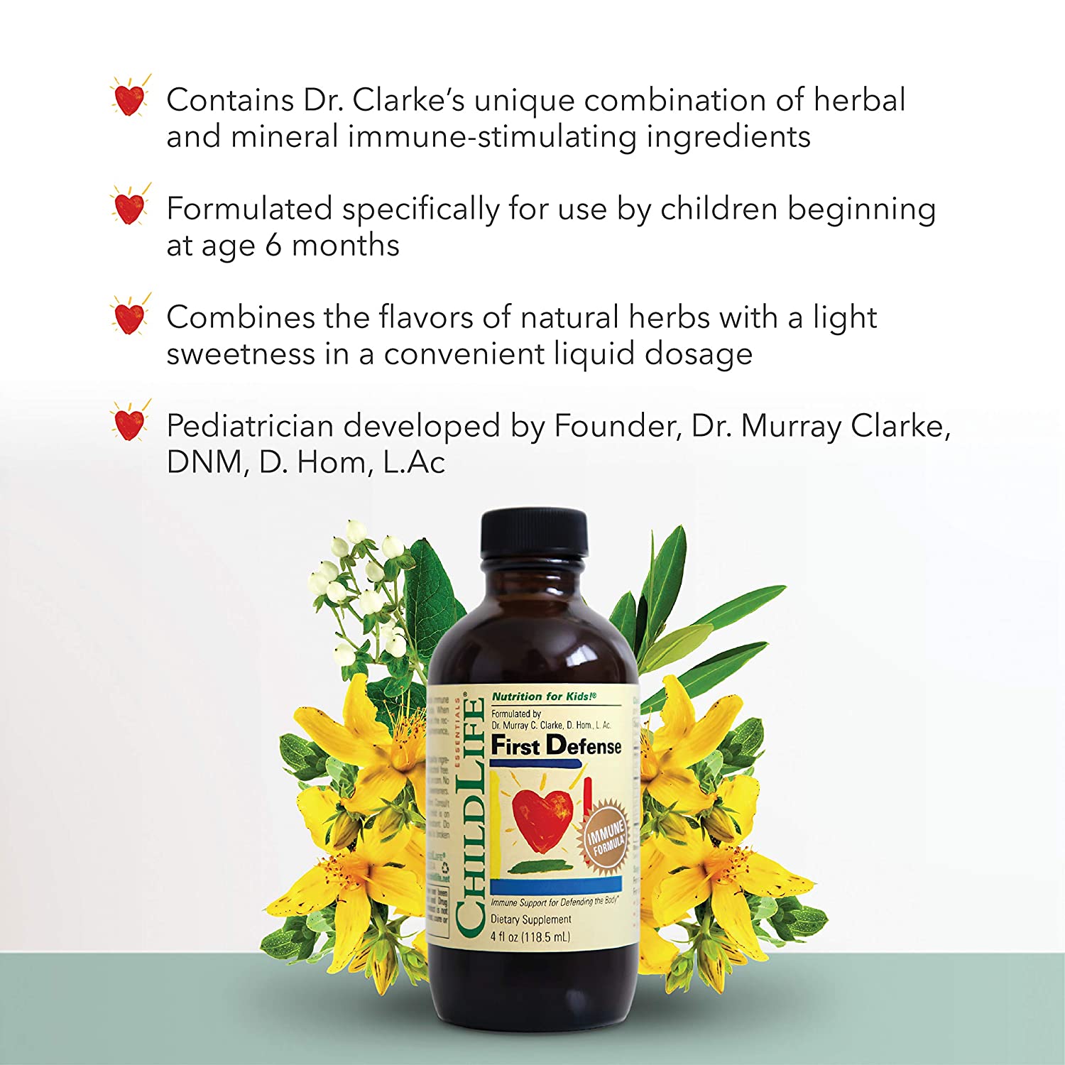 Siro tăng cường hệ miễn dịch ChildLife First Defense 118ml - hình ảnh chi tiết 4