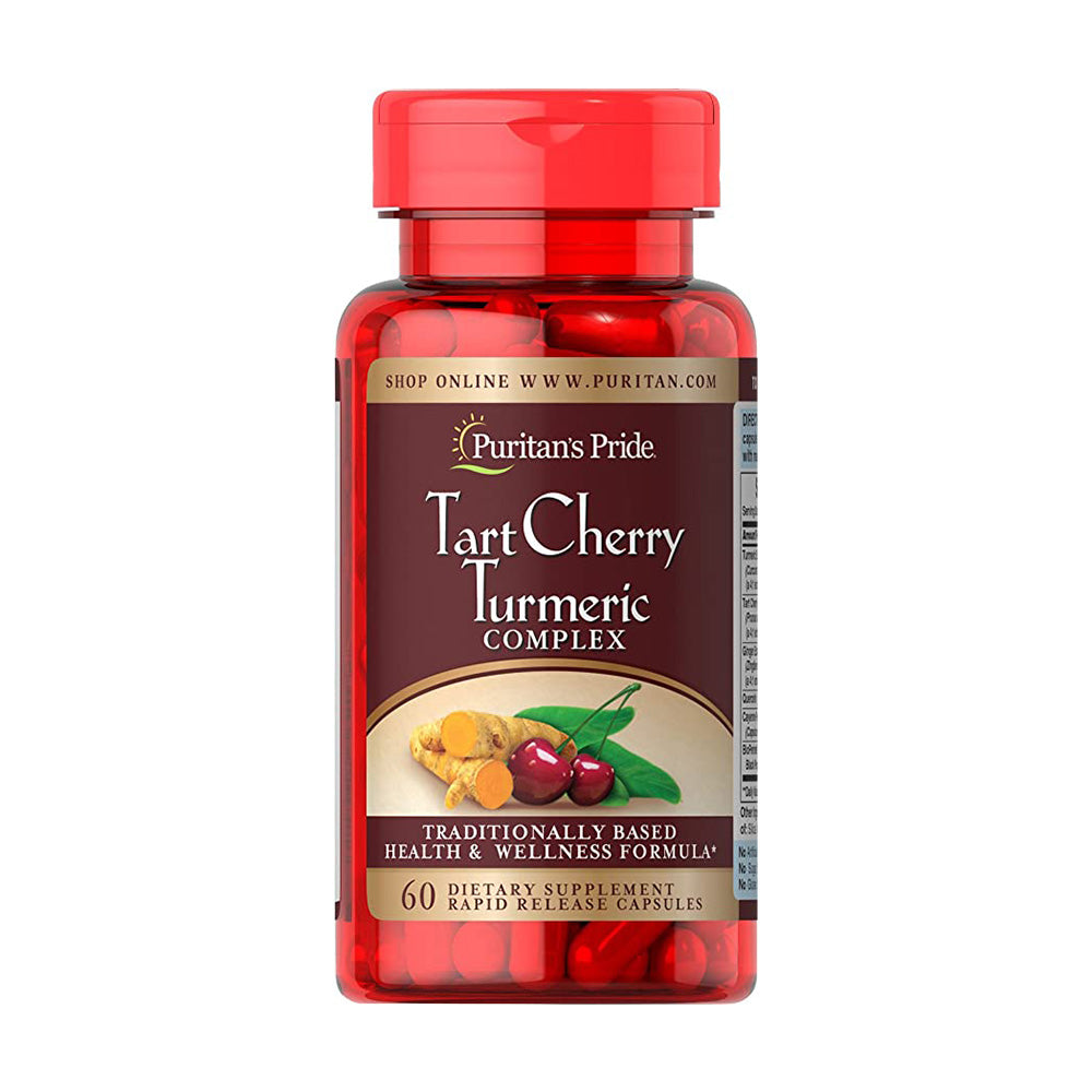 Cherry Turmeric Complex with Bioperine Puritan’s Pride hỗ trợ điều trị bệnh gout, giúp giảm đau khớp 60 viên - hình ảnh sản phẩm chính