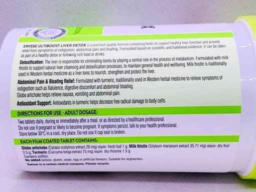 Viên uống bổ gan và giải độc gan Swisse Liver Detox 200 viên của Úc - hình ảnh chi tiết 4