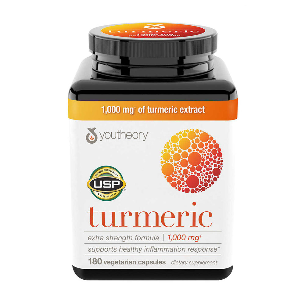 Viên uống tinh chất nghệ Youtheory Turmeric 1000mg 180 viên - hình ảnh sản phẩm chính