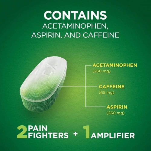 Viên uống giảm đau đầu Excedrin Extra Strength 300 viên - hình ảnh chi tiết 5