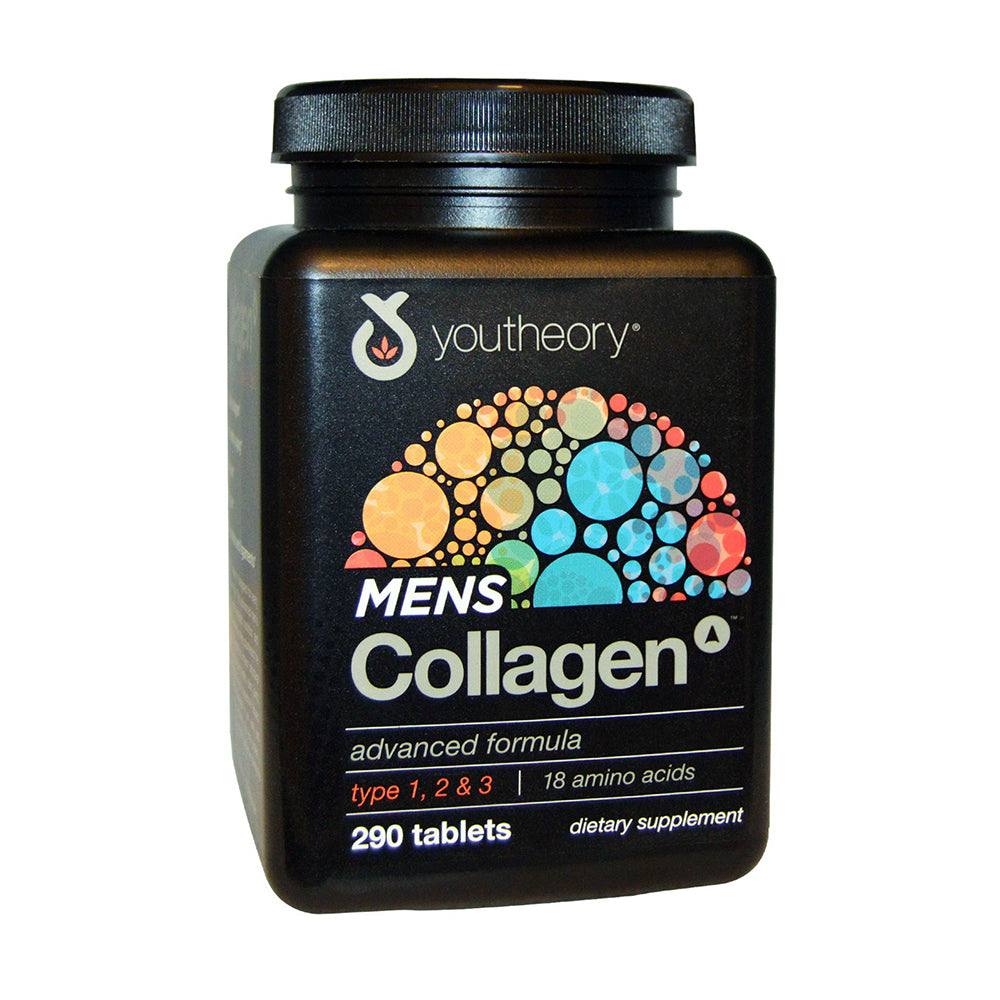 Viên uống Collagen Youtheory Men's Type 1, 2 & 3 dành cho nam 290 viên của Mỹ - hình ảnh chi tiết 2