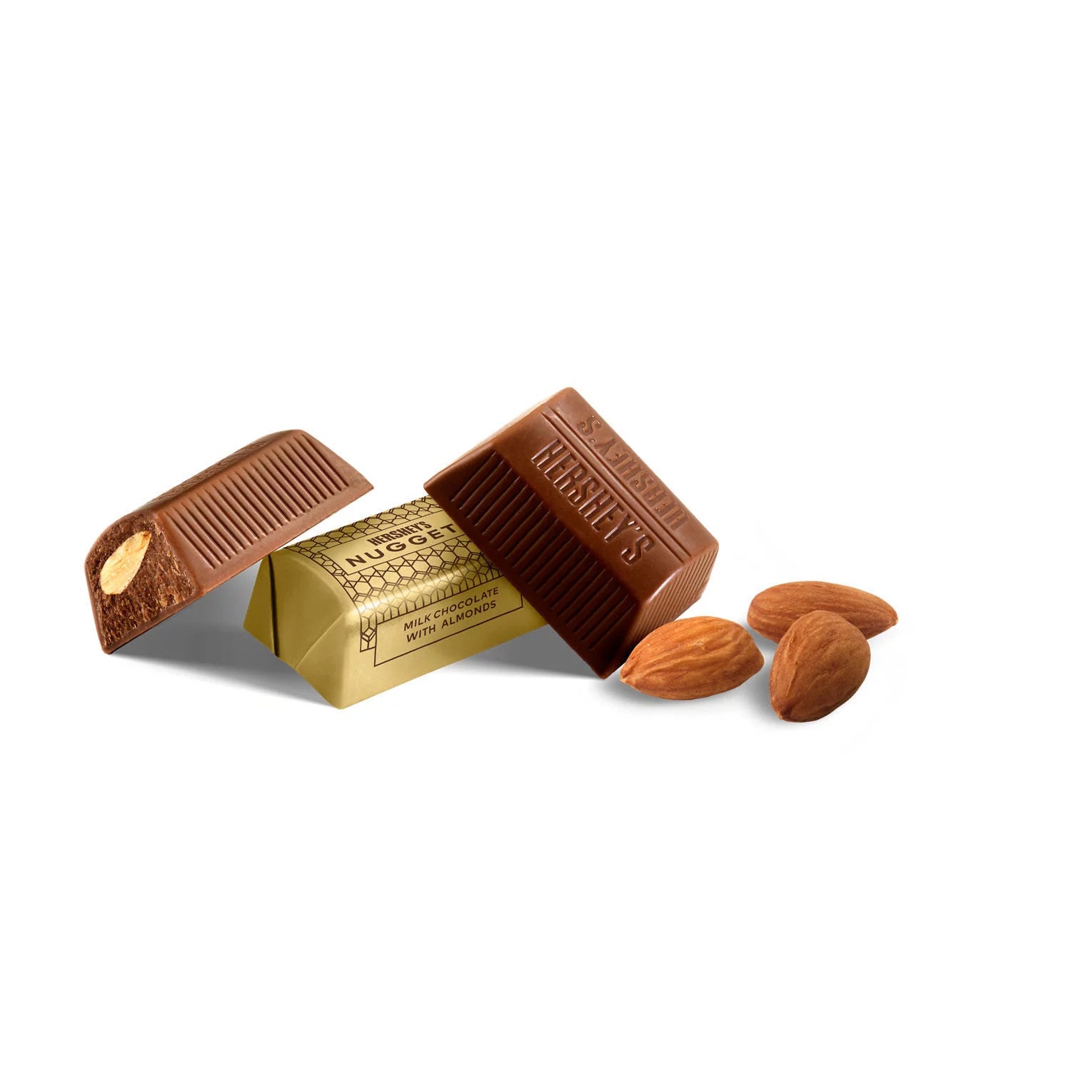 Socola sữa Hershey Mỹ Hershey’s Nuggets Milk Chocolate 218g Các loại - hình ảnh chi tiết 3