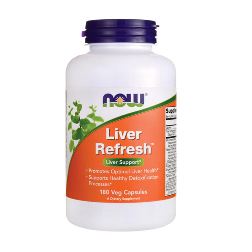 Viên uống giúp thải độc và hỗ trợ gan Now Liver Refresh 180 viên - hình ảnh sản phẩm chính