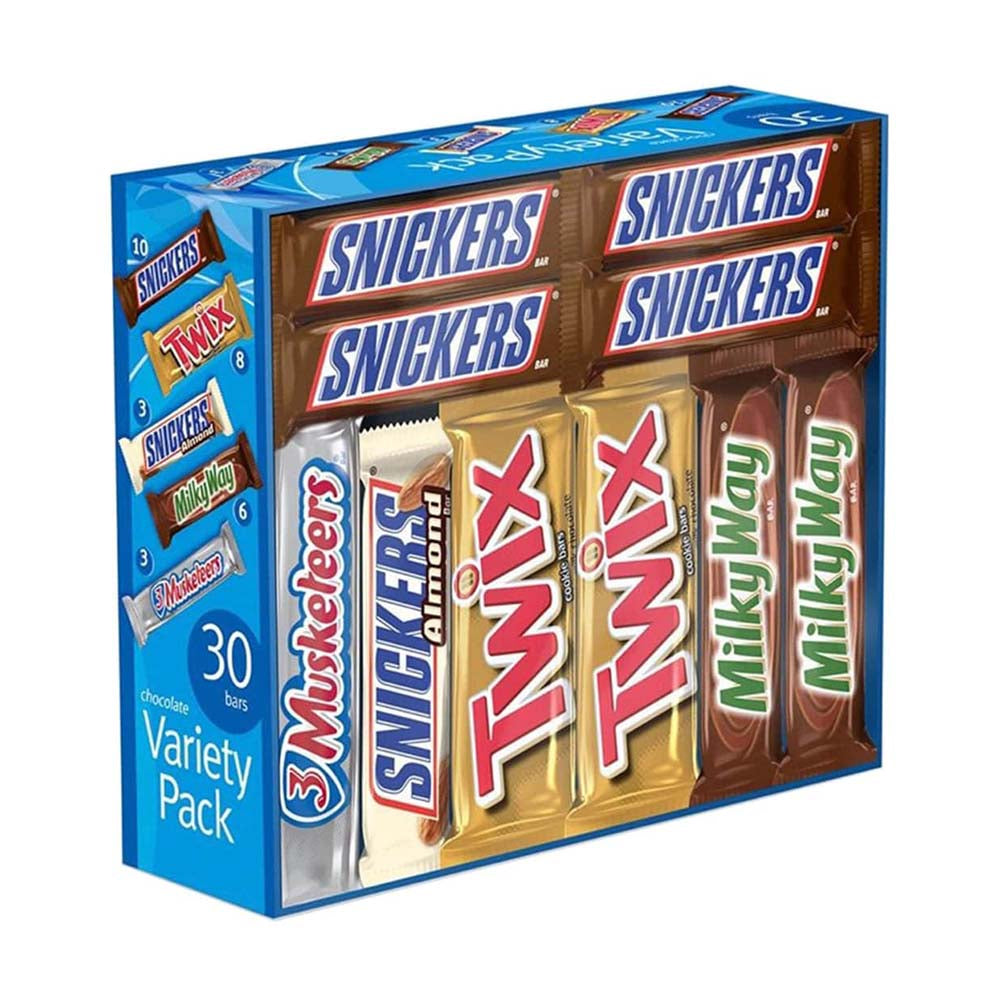 Socola tổng hợp 5 loại Mars Chocolate Variety Pack 30 gói - hình ảnh sản phẩm chính